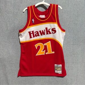 Atlanta Hawks Dominique Wilkins Mitchell & Ness 1986-87 Swingman Jersey NWT L